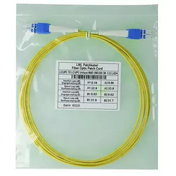 BlueOptics SFP8181BU5MK Cavo in fibra ottica InfiniBand 5m LC giallo