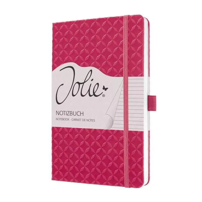 Quaderno Sigel JN105 A5 174 fogli rosa a righe rilegato