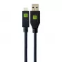 Techly ICOC MUSB312-CMAM05T Cavo USB USB 3.2 Gen 1 (3.1 Gen 1) 0,5 m USB A USB C Nero