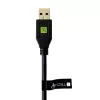 Techly ICOC MUSB312-CMAM05T Cavo USB USB 3.2 Gen 1 (3.1 Gen 1) 0,5 m USB A USB C Nero