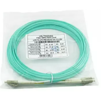 BlueOptics AJ835A cavo in fibra ottica InfiniBand 2 m LC aqua OM3