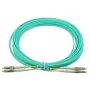 BlueOptics AJ835A cavo in fibra ottica InfiniBand 2 m LC aqua OM3