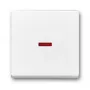 Placca a parete/copri interruttore Busch-Jaeger 1751-0-2814 bianco, 63×63 mm