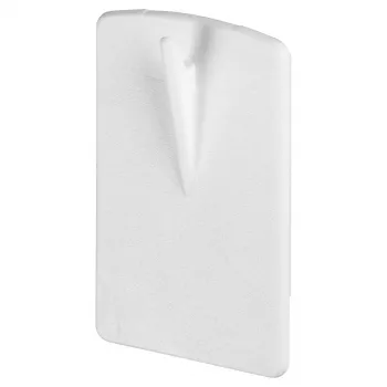 Gancio da parete per riporre Tesa 58031-00020 plastica bianca, carico massimo 1 kg, confezione da 2
