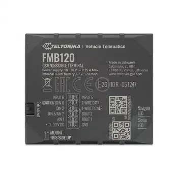 Teltonika FMB120 auto nero tracker GPS antipolvere