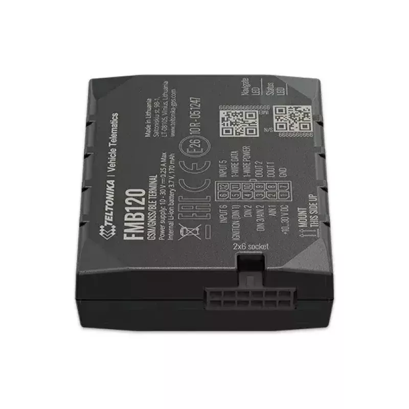 Teltonika FMB120 auto nero tracker GPS antipolvere