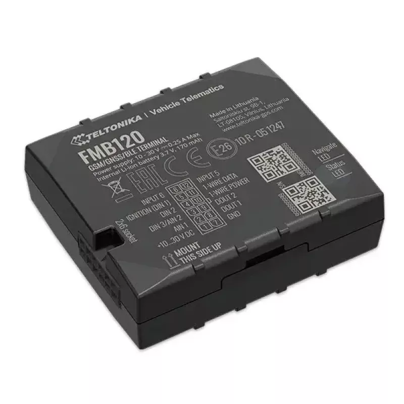 Teltonika FMB120 auto nero tracker GPS antipolvere
