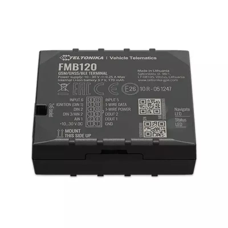 Teltonika FMB120 auto nero tracker GPS antipolvere