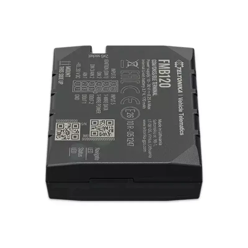 Teltonika FMB120 auto nero tracker GPS antipolvere