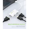 Techly adattatore 3 in 1 Mini DisplayPort (Thunderbolt) a HDMI / DVI / VGA IADAP MDP-COMBOF12