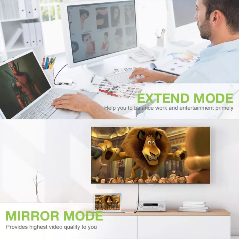 Techly adattatore 3 in 1 Mini DisplayPort (Thunderbolt) a HDMI / DVI / VGA IADAP MDP-COMBOF12