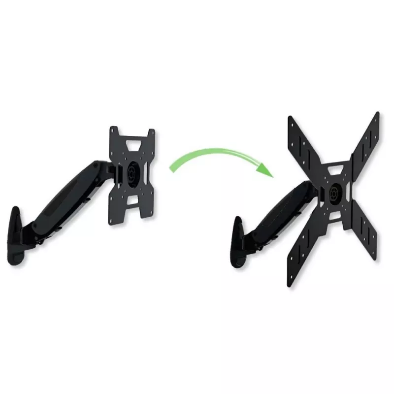Techly adattatore universale per VESA 200x200 fino a 400x400 nero ICA-LCD G11A