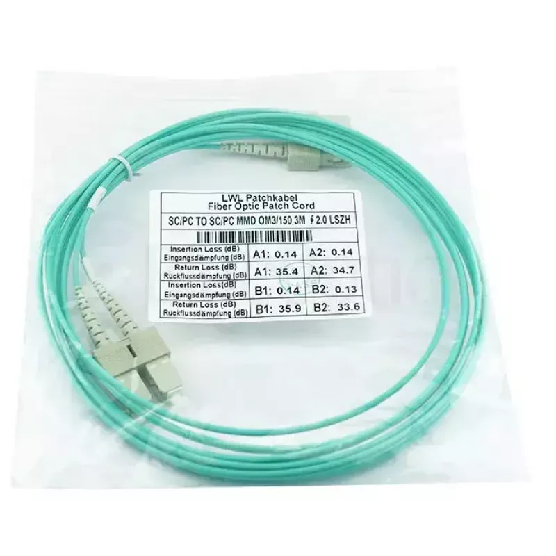 BlueOptics SFP3232EU1MK cavo in fibra ottica InfiniBand 1 m SC verde