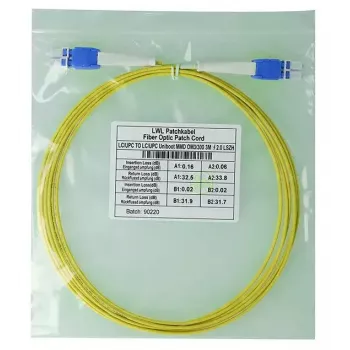 Cavo in fibra ottica BlueOptics SFP8181BU0.5MK 0,5 m LC giallo