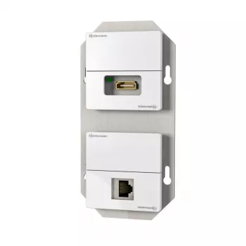 Supporto per presa RJ-45 + HDMI Kindermann 7456 000 544