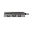 StarTech.com adattatore multi-monitor USB-C a 3 porte, hub MST da USB Type-C a 3x DisplayPort 1.4, extender/splitter per display laptop triple 4K 60Hz, HDR, cavo integrato extra-long - solo Windows