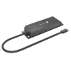 Techly IADAP-USBC-935 docking station/replicatore di porte per laptop con filo USB 3.2 Gen 1 (3.1 Gen 1) Type-C nero