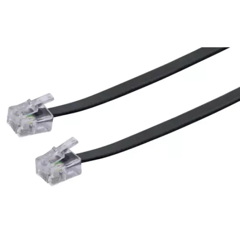 Cavo di rete Schwaiger 6,0 m RJ-11 - RJ-11 6 m nero