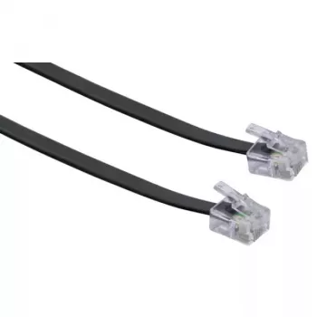 Cavo di rete Schwaiger 6,0 m RJ-11 - RJ-11 6 m nero