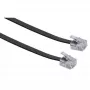 Cavo di rete Schwaiger 6,0 m RJ-11 - RJ-11 6 m nero
