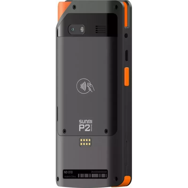 POS mobile SUNMI P2 Mini con 2 GB RAM, 16 GB di memoria e fotocamera da 5-MP