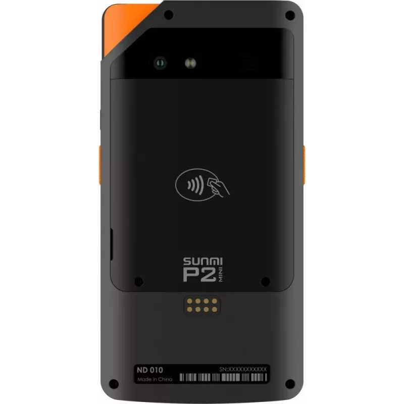 POS mobile SUNMI P2 Mini con 2 GB RAM, 16 GB di memoria e fotocamera da 5-MP