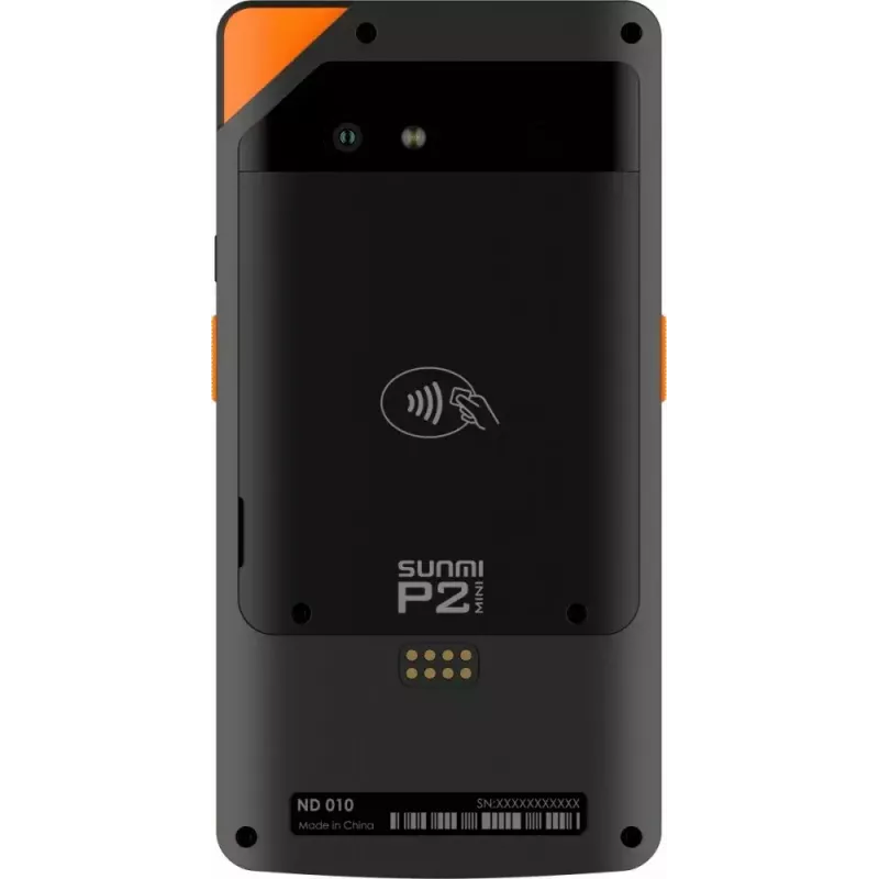 POS mobile SUNMI P2 Mini con 2 GB RAM, 16 GB di memoria e fotocamera da 5-MP