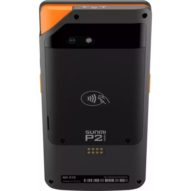 POS mobile SUNMI P2 Mini con 2 GB RAM, 16 GB di memoria e fotocamera da 5-MP