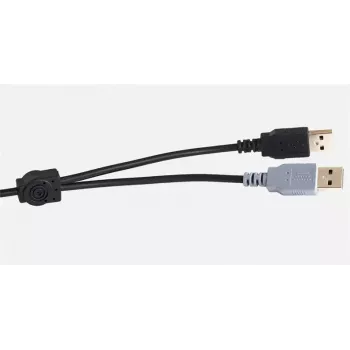 Tastiera Logickeyboard LKB-LOGXP2-A2M-DE universale USB QWERTZ tedesco nero