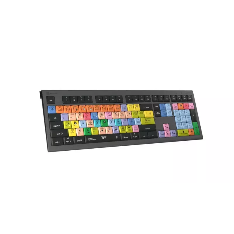 Tastiera Logickeyboard LKB-LOGXP2-A2M-DE universale USB QWERTZ tedesco nero