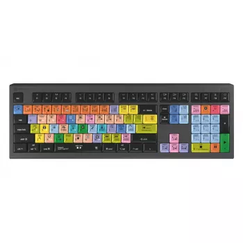 Tastiera Logickeyboard LKB-LOGXP2-A2M-DE universale USB QWERTZ tedesco nero
