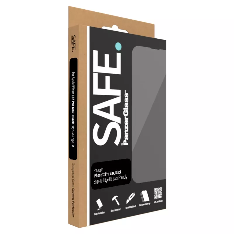 Pellicola protettiva per schermo PanzerGlass SAFE. by ® Apple iPhone 12 Pro Max senza bordi antigraffio e antiurto