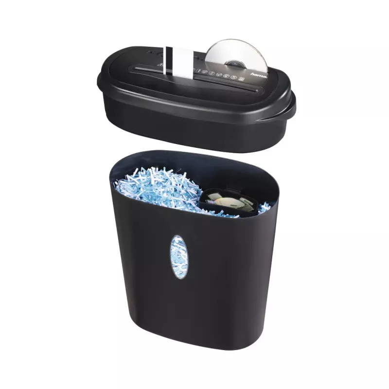 Distruggidocumenti Hama Home X12CD taglio a particelle 72 dB 22 cm nero