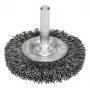 Bosch spazzola a disco in filo d'acciaio per trapani, 75 x 10 mm, gambo da 6 mm (2607017120)