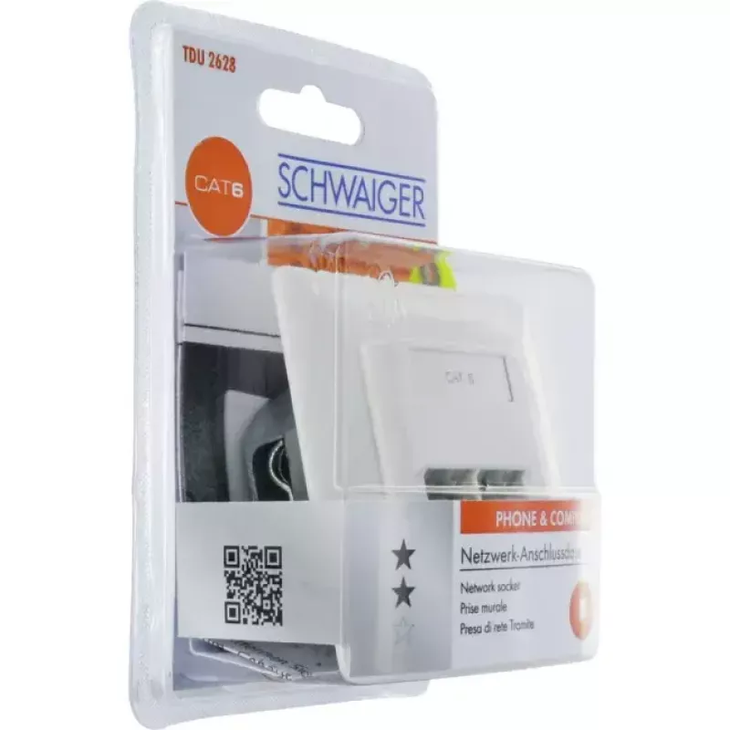 Presa di rete RJ-45 Schwaiger TDU2628532