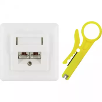 Presa di rete RJ-45 Schwaiger TDU2628532