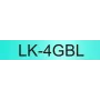 Nastro per etichette Epson LK-4GBL nero su verde 1,2 cm x 9 m