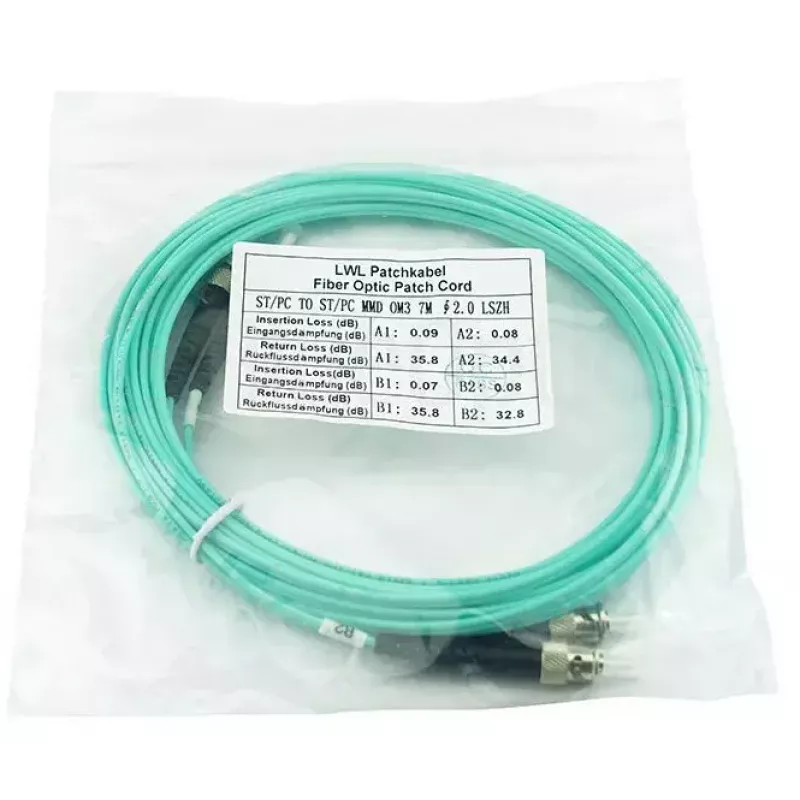 BlueOptics SFP3333EU2MK cavo in fibra ottica InfiniBand 2 m ST blu