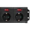 Hama 00137259 ciabatta 1,4 m 6 prese AC per interni nero