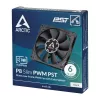 Ventola Arctic P8 slim PWM PST 80mm low-profile 38,23 m³/h cuscinetto fluidodinamico nero