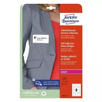 Etichetta adesiva rotonda Avery L4881-20