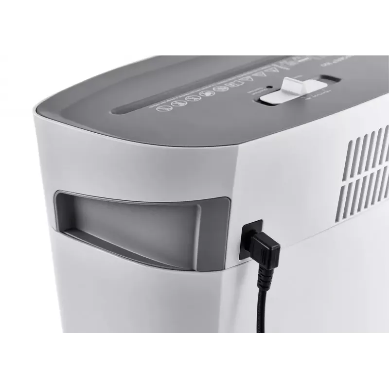 Distruggidocumenti Dahle PaperSAFE 100 taglio a croce 70 dB 22 cm grigio bianco