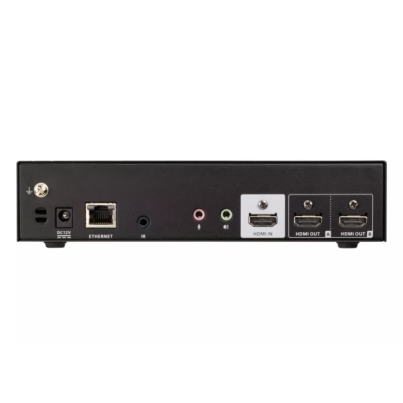 ATEN switch per presentazioni seamless con Quad V, HDMI, USB Type-A, metallo, nero, 60 Hz, 15 m