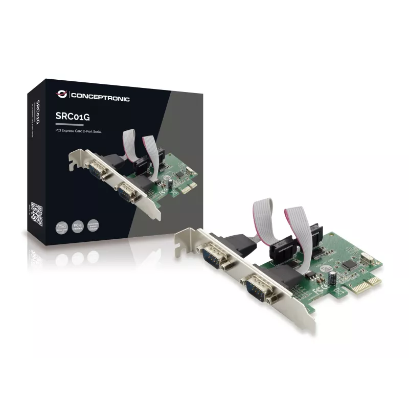 Scheda PCI Express Conceptronic 2 porte seriali