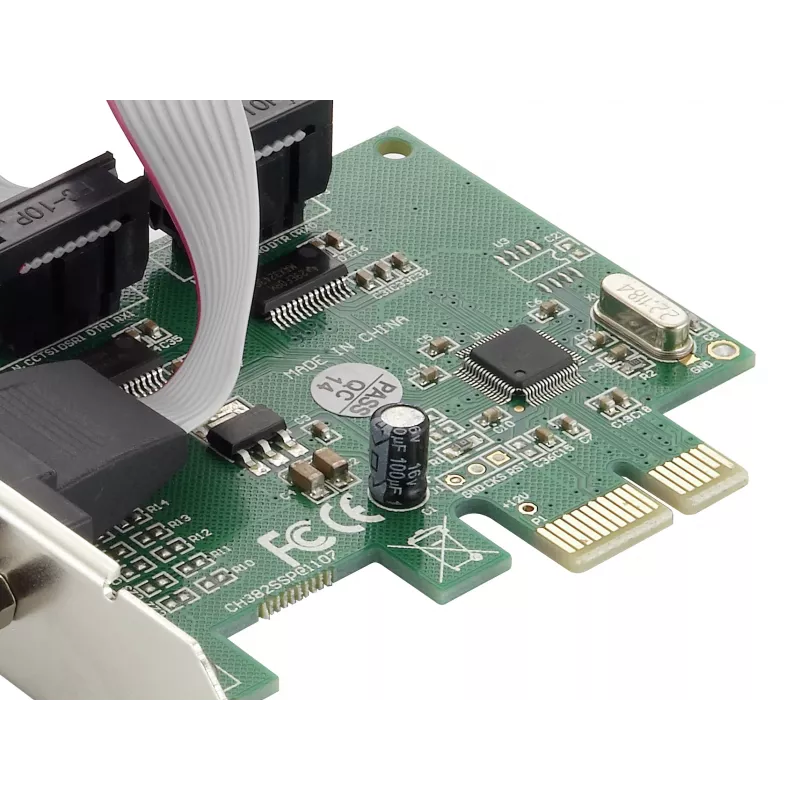 Scheda PCI Express Conceptronic 2 porte seriali