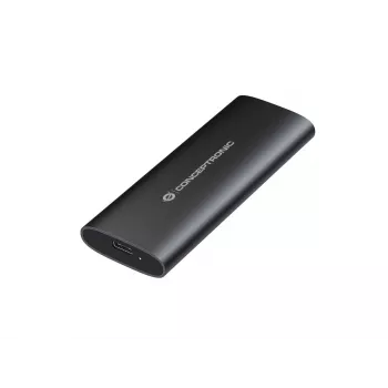 Conceptronic DANTE04B - case per memoria - doppio protocollo - scheda M.2 (PCIe NVMe e SATA) / SSD SATA - USB-C 3,2 (Gen 2) - nero (DANTE04B)