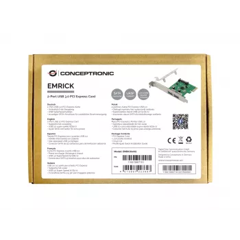 Conceptronic EMRICK scheda PCIe USB 3.0 a 2 porte