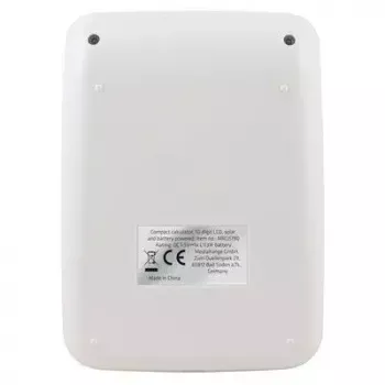 MediaRange MROS190 calcolatrice da tavolo Basic 10 cifre batteria solare nero bianco