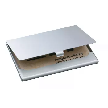 Porta biglietti da visita Sigel VZ135 alluminio argento