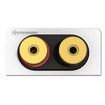 Kindermann Konnect Design Click piastra di collegamento altoparlanti, morsetti a vite (7456000414)